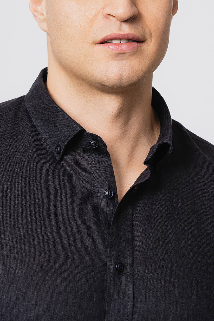 СОРОЧКА З ЛЬОНУ 25502