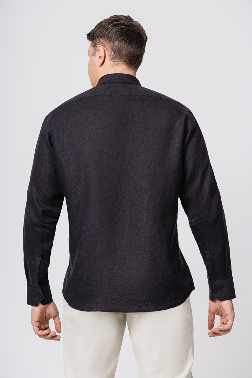 СОРОЧКА З ЛЬОНУ 25502