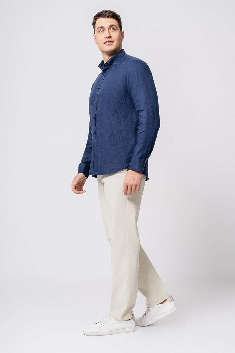 СОРОЧКА З ЛЬОНУ 25503