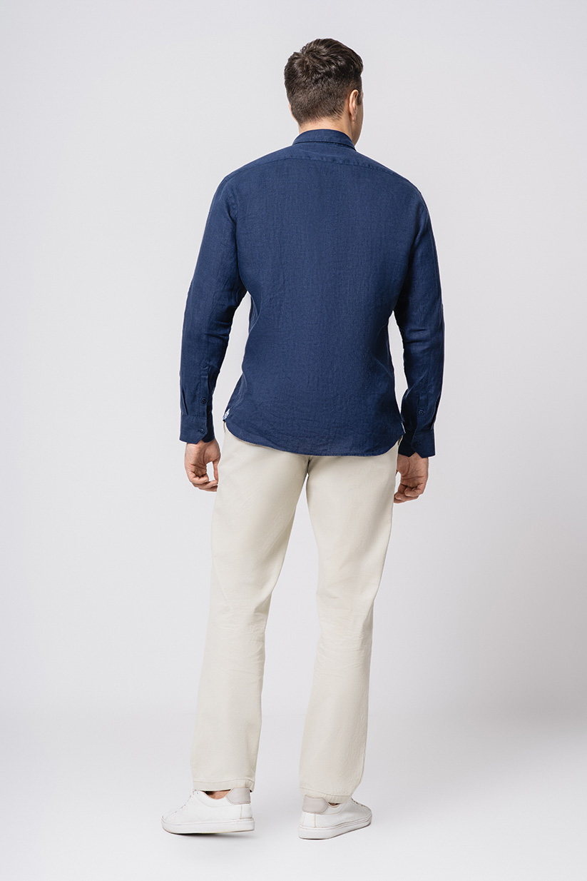 СОРОЧКА З ЛЬОНУ 25503