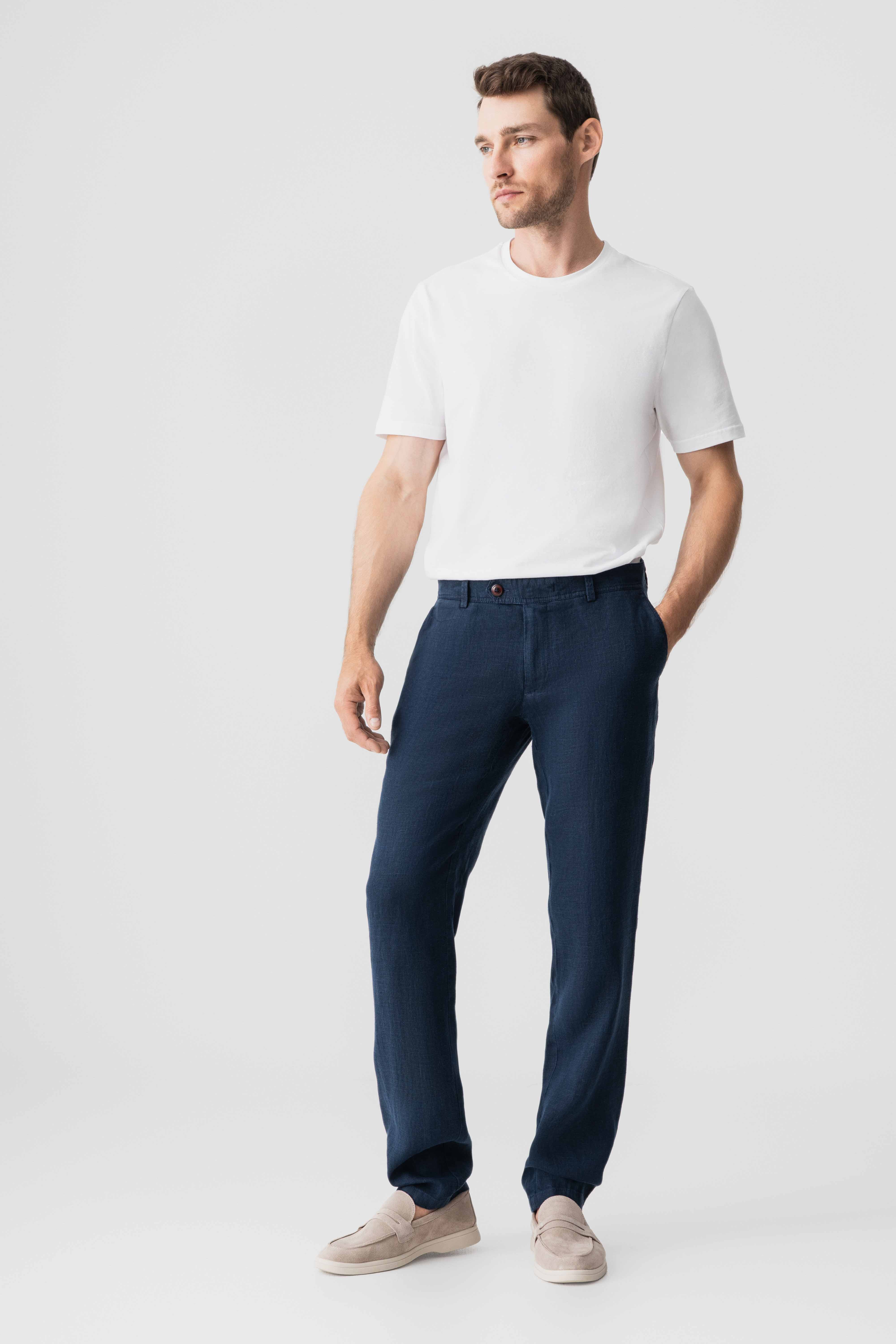 ШТАНИ ІЗ ЛЬОНУ 25702