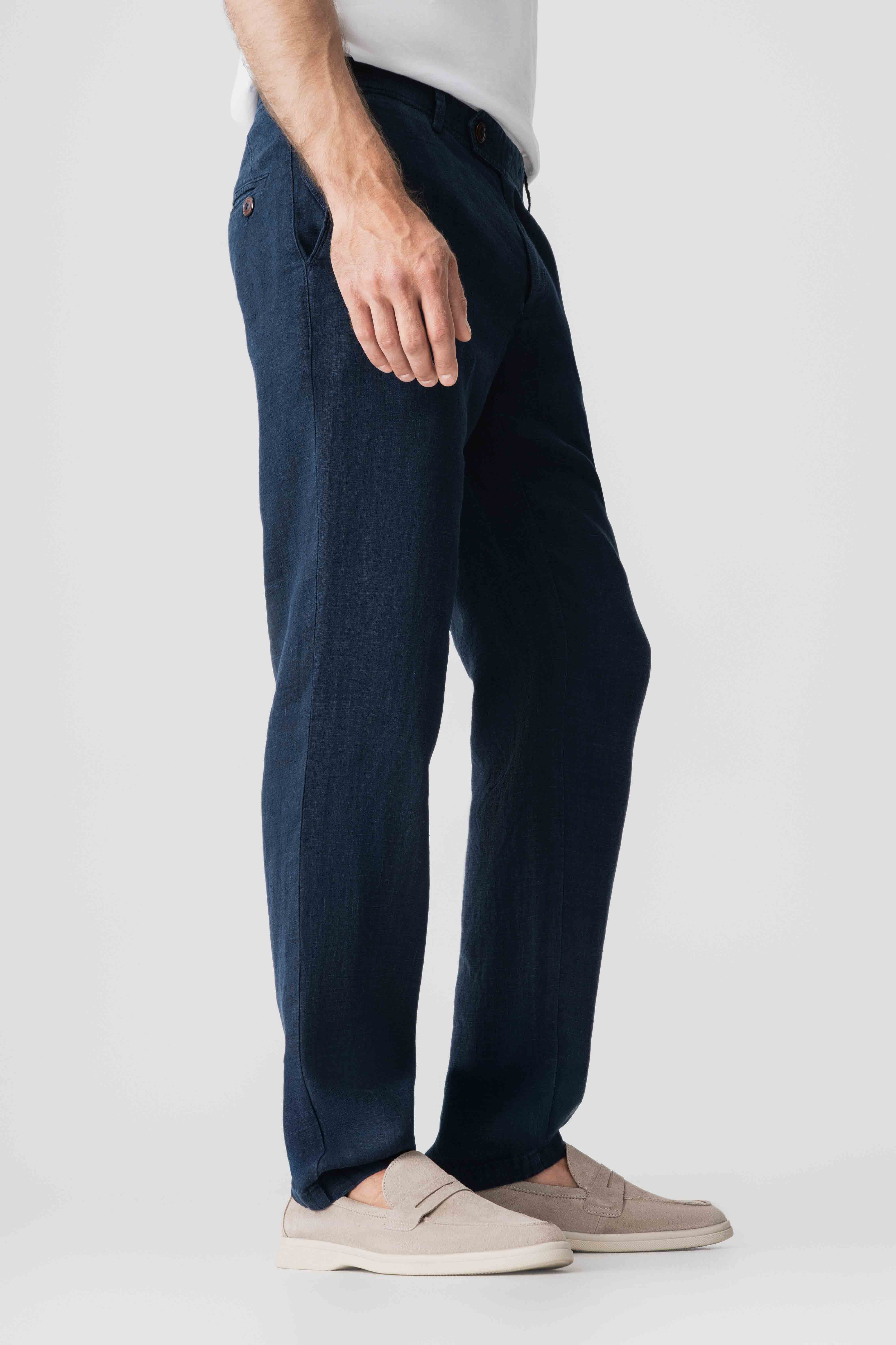 ШТАНИ ІЗ ЛЬОНУ 25702