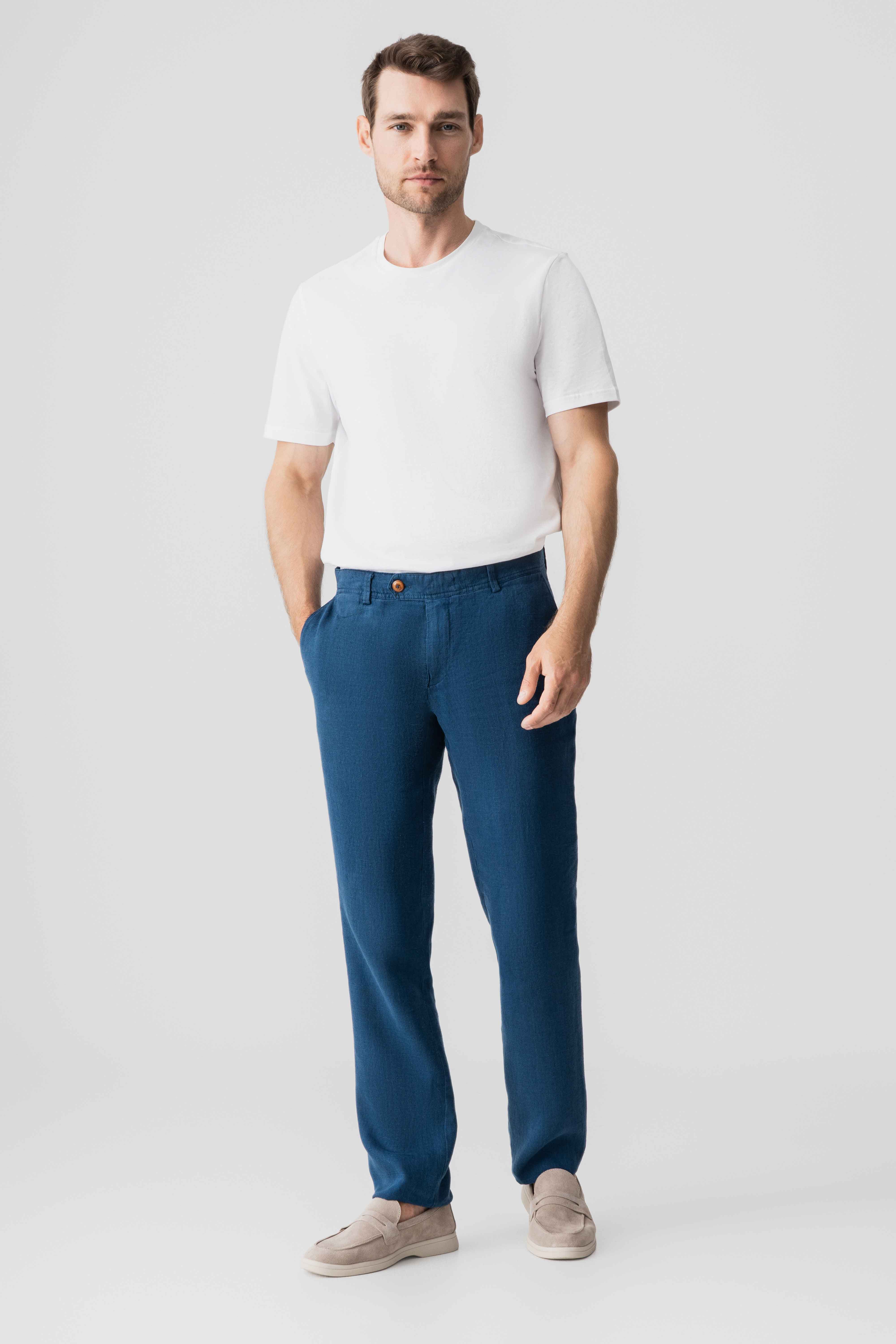 ШТАНИ ІЗ ЛЬОНУ 25704