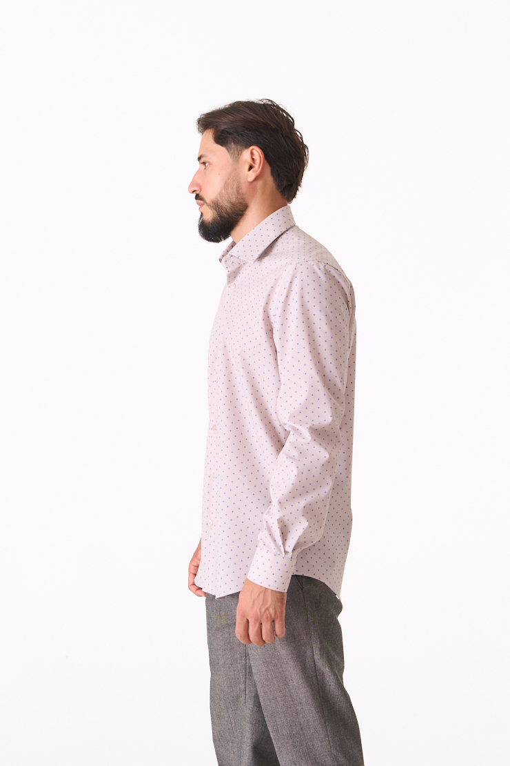 Сорочка у дрібний малюнок 