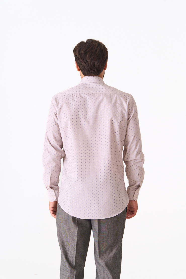 Сорочка у дрібний малюнок 