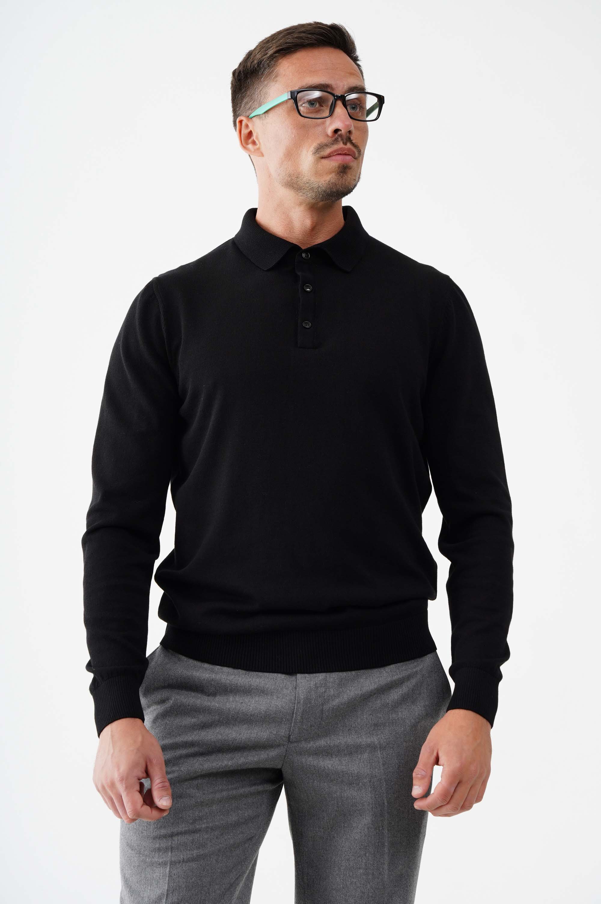 Светр поло з бавовни