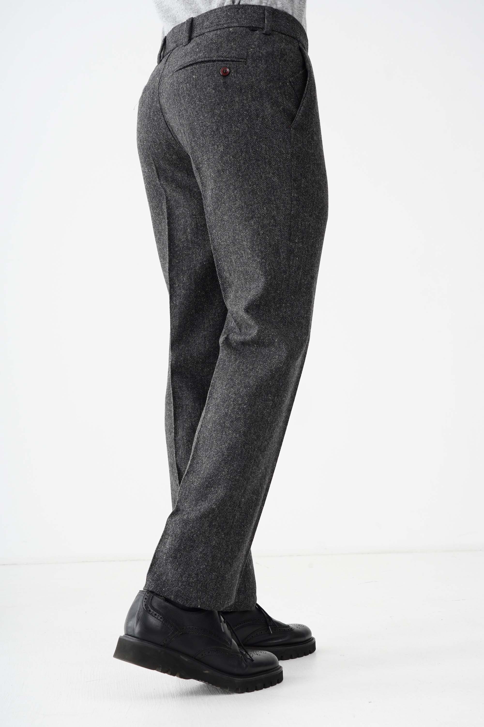 Звужені штани з вовною