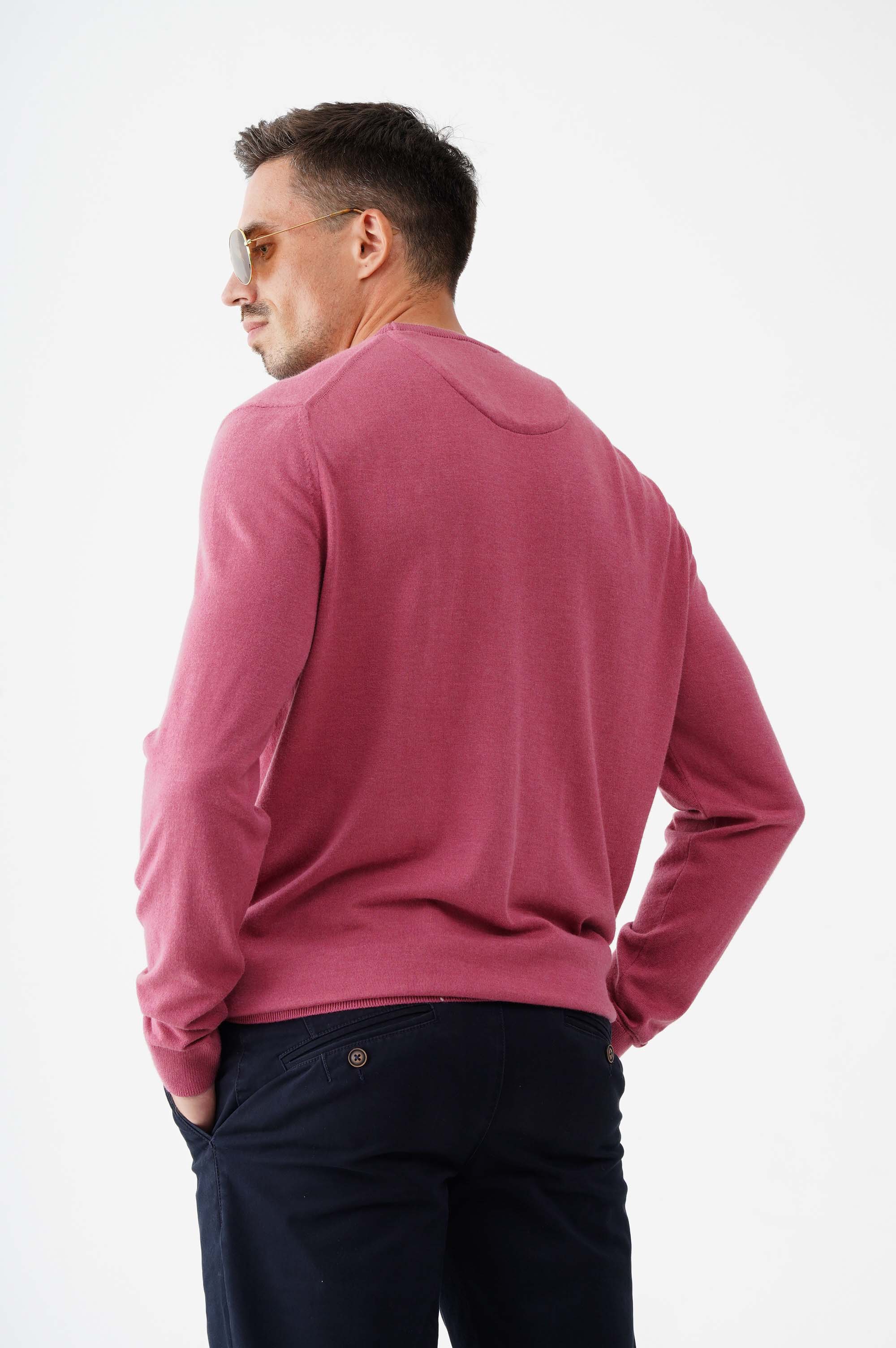 Светр зі 100% бавовни з круглою горловиною