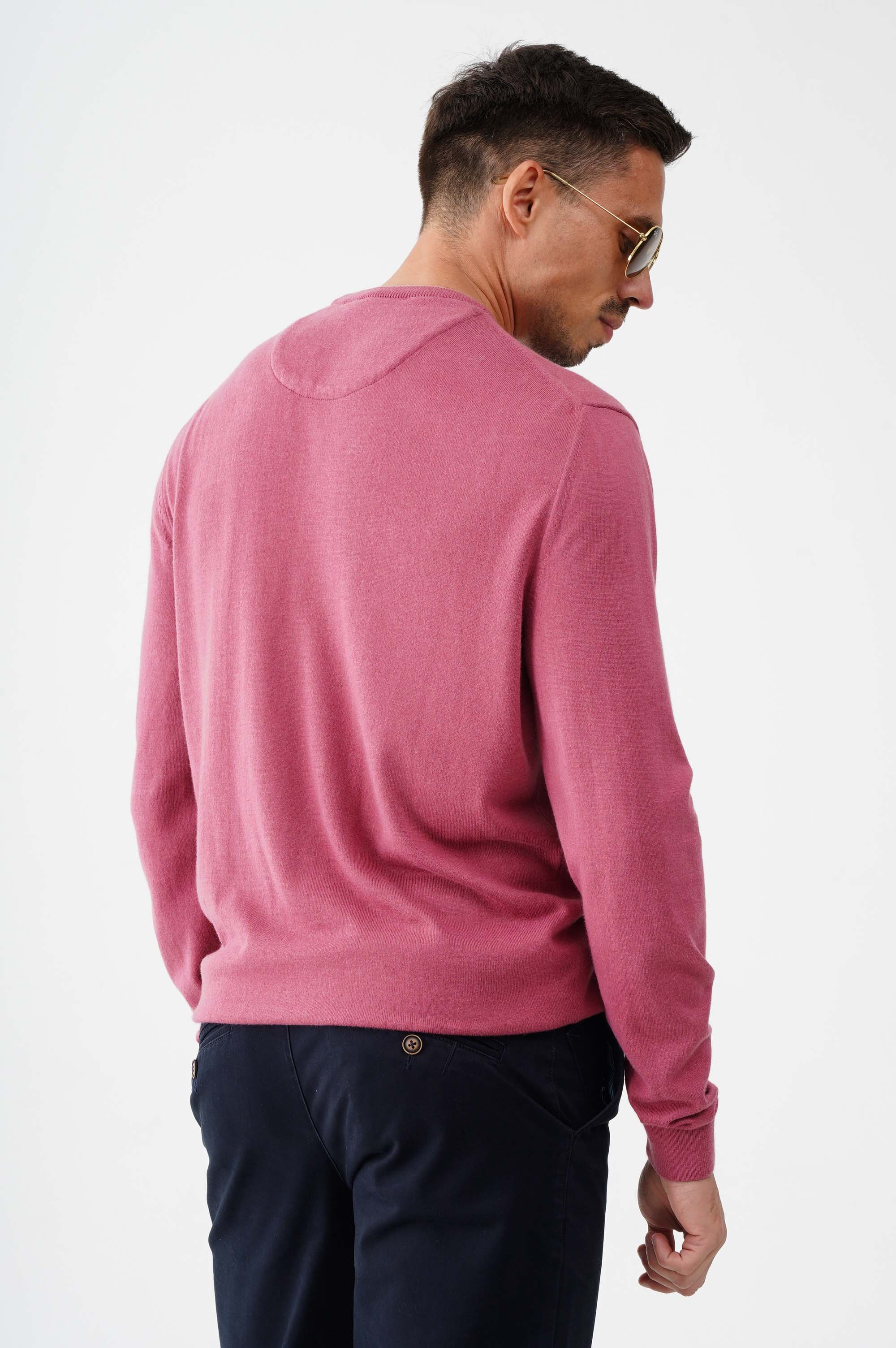 Светр зі 100% бавовни з круглою горловиною