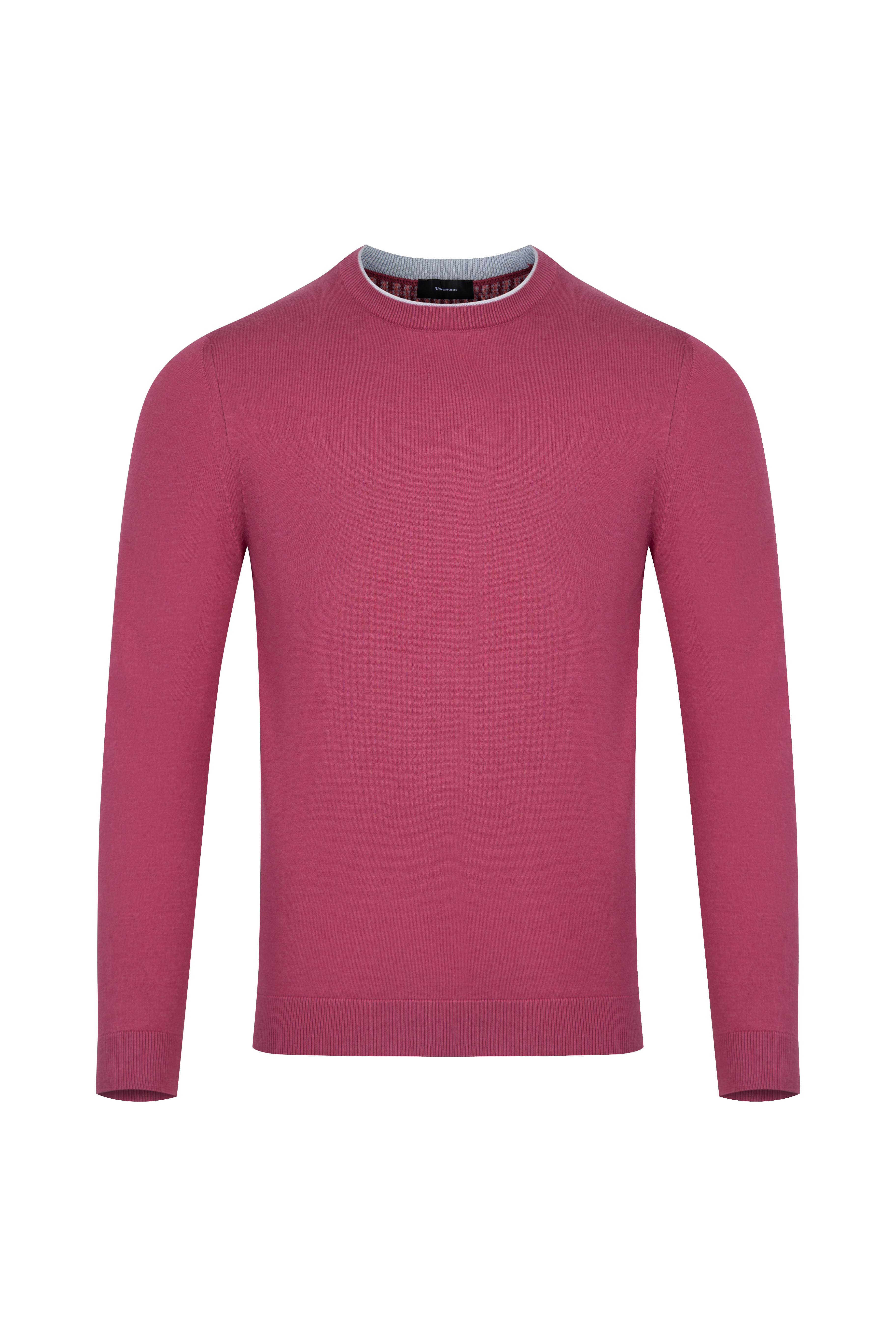 Светр зі 100% бавовни з круглою горловиною