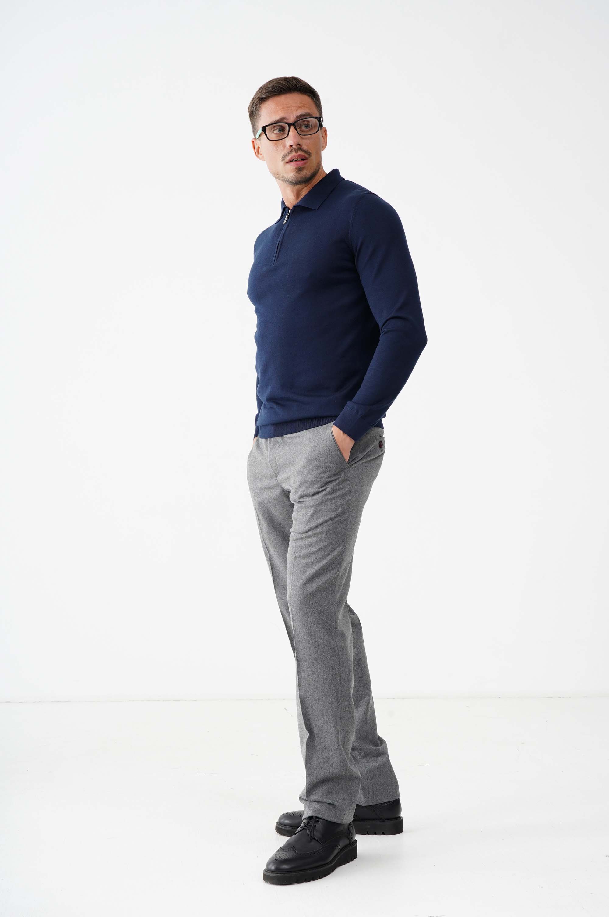 Светр поло із вовни