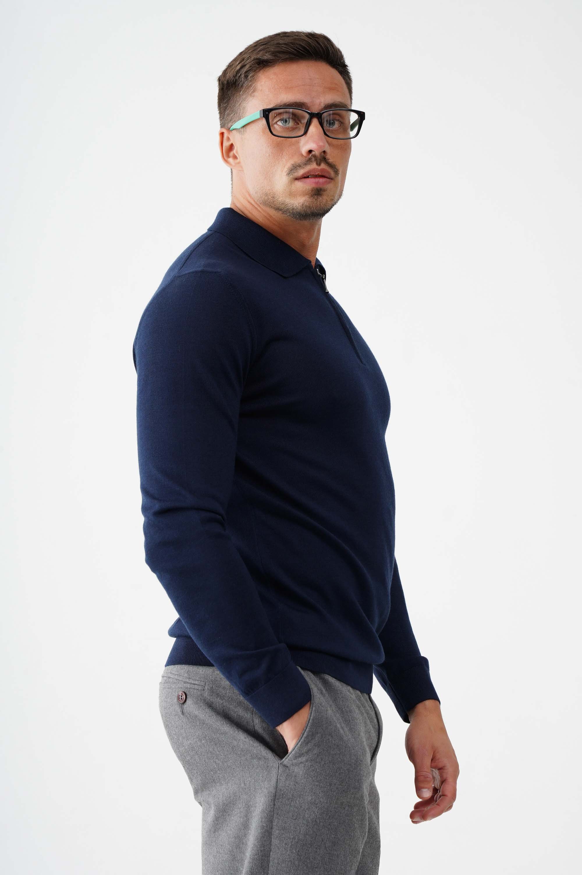 Светр поло із вовни