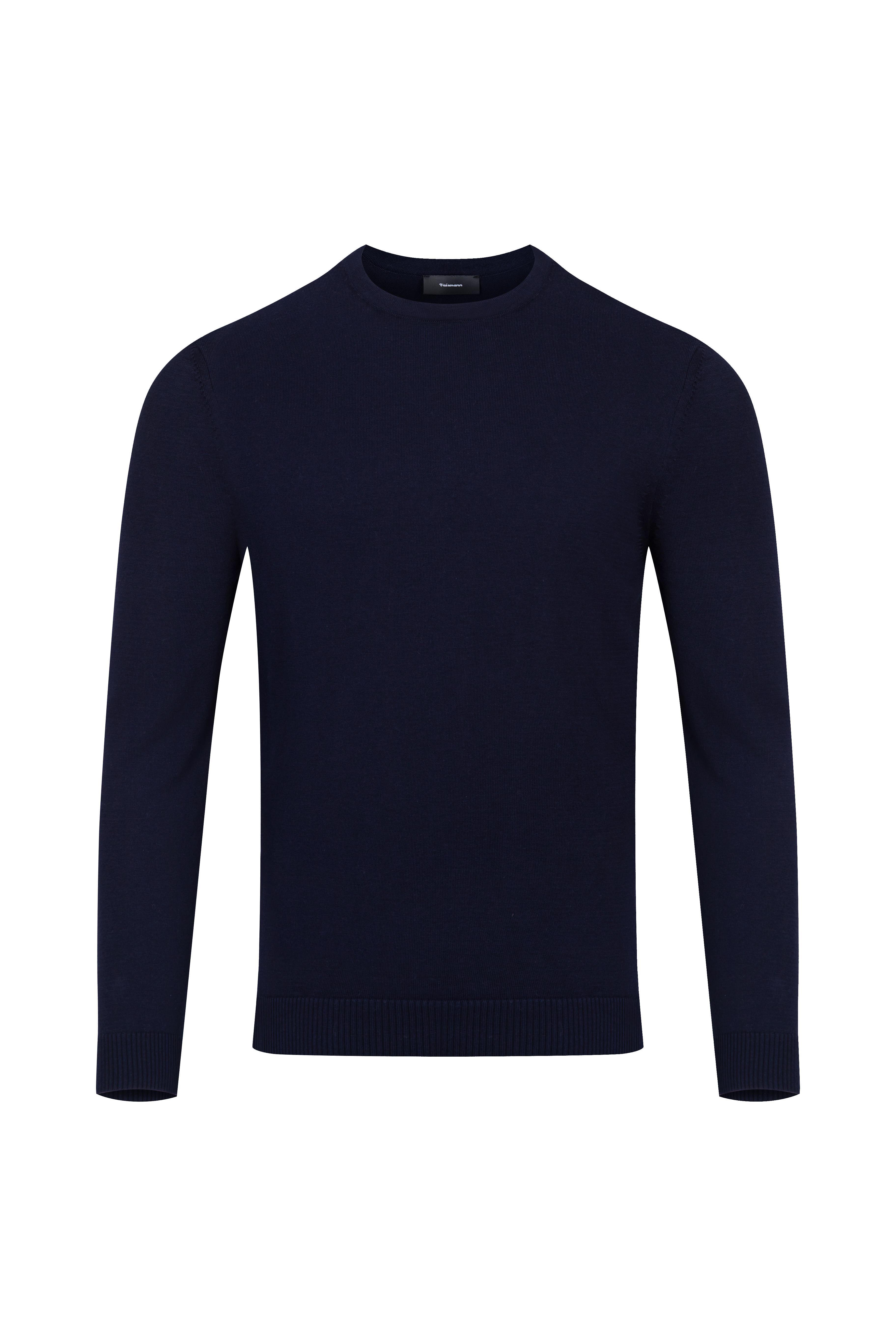 Светр зі 100% бавовни з круглою горловиною