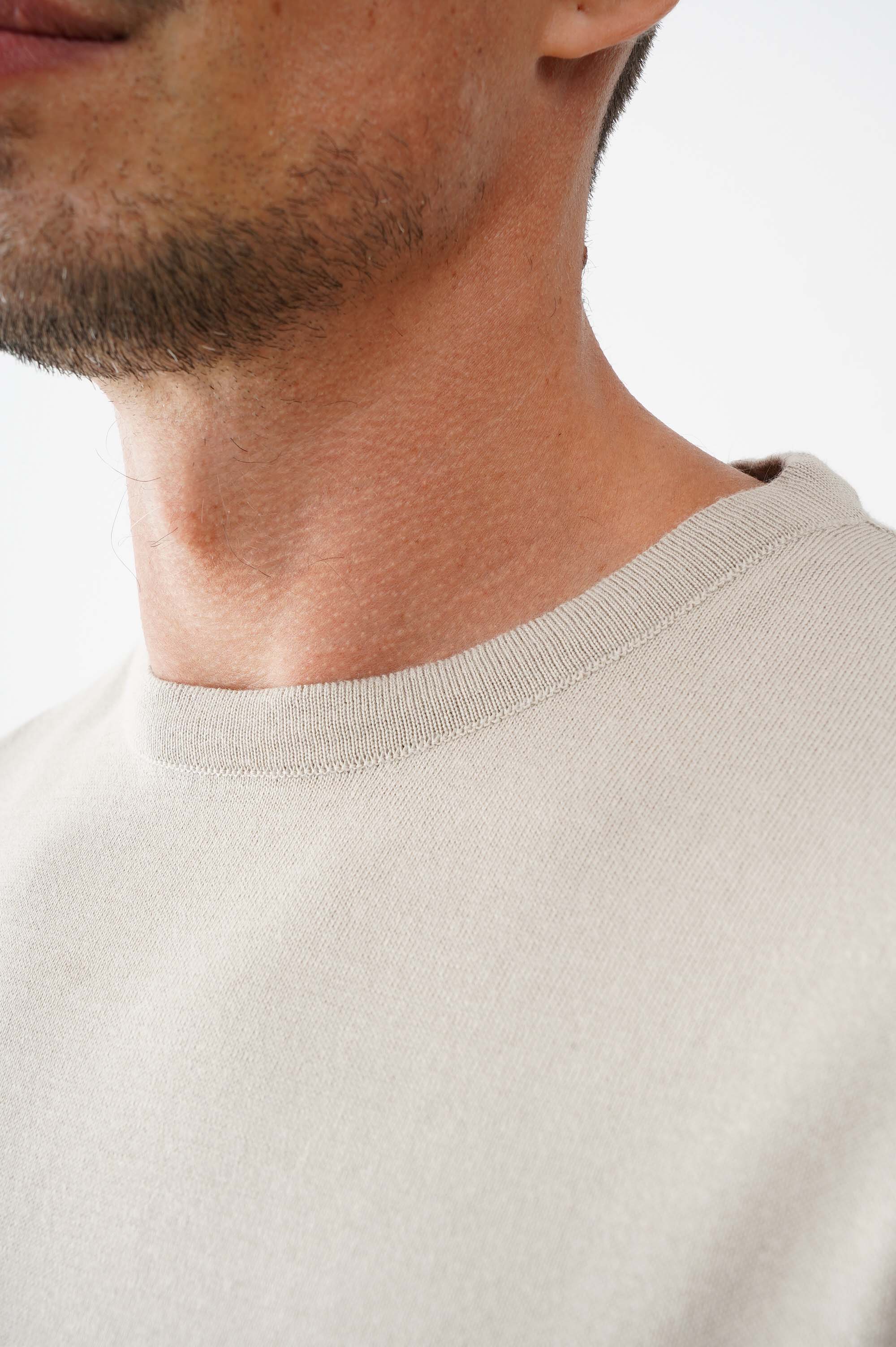 Светр зі 100% бавовни з круглою горловиною