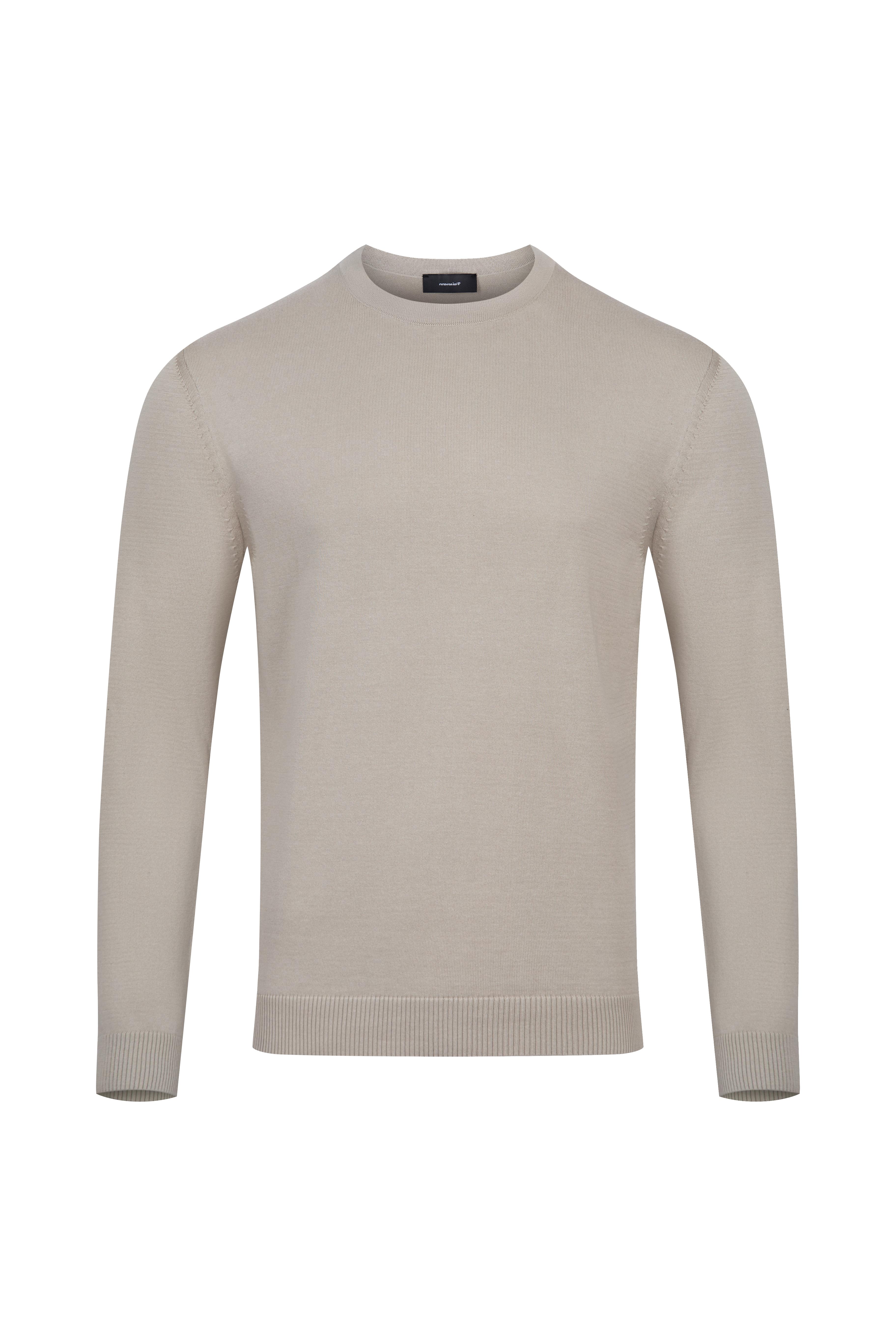 Светр зі 100% бавовни з круглою горловиною