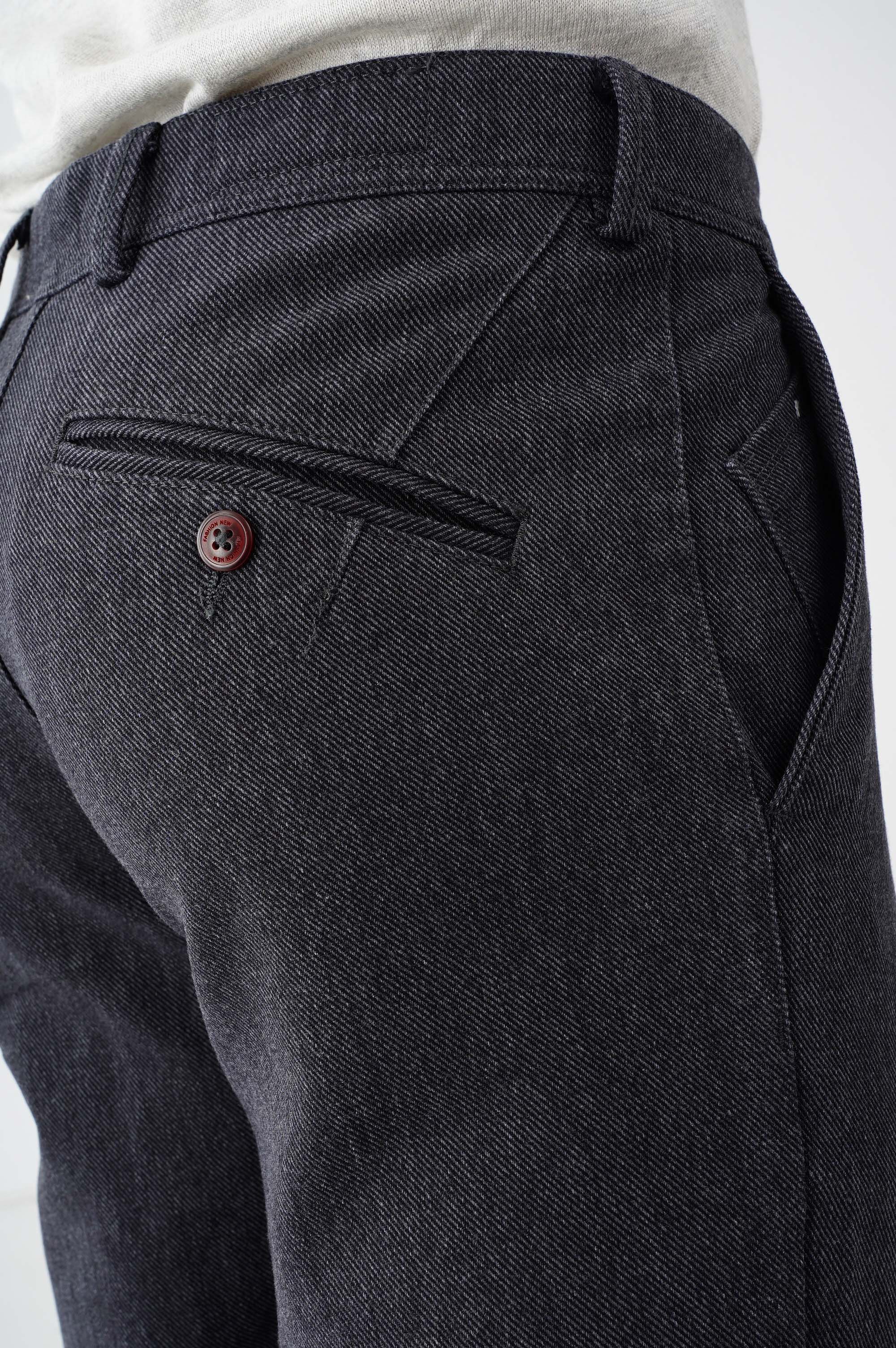 Штани вузького крою зі 100% бавовни