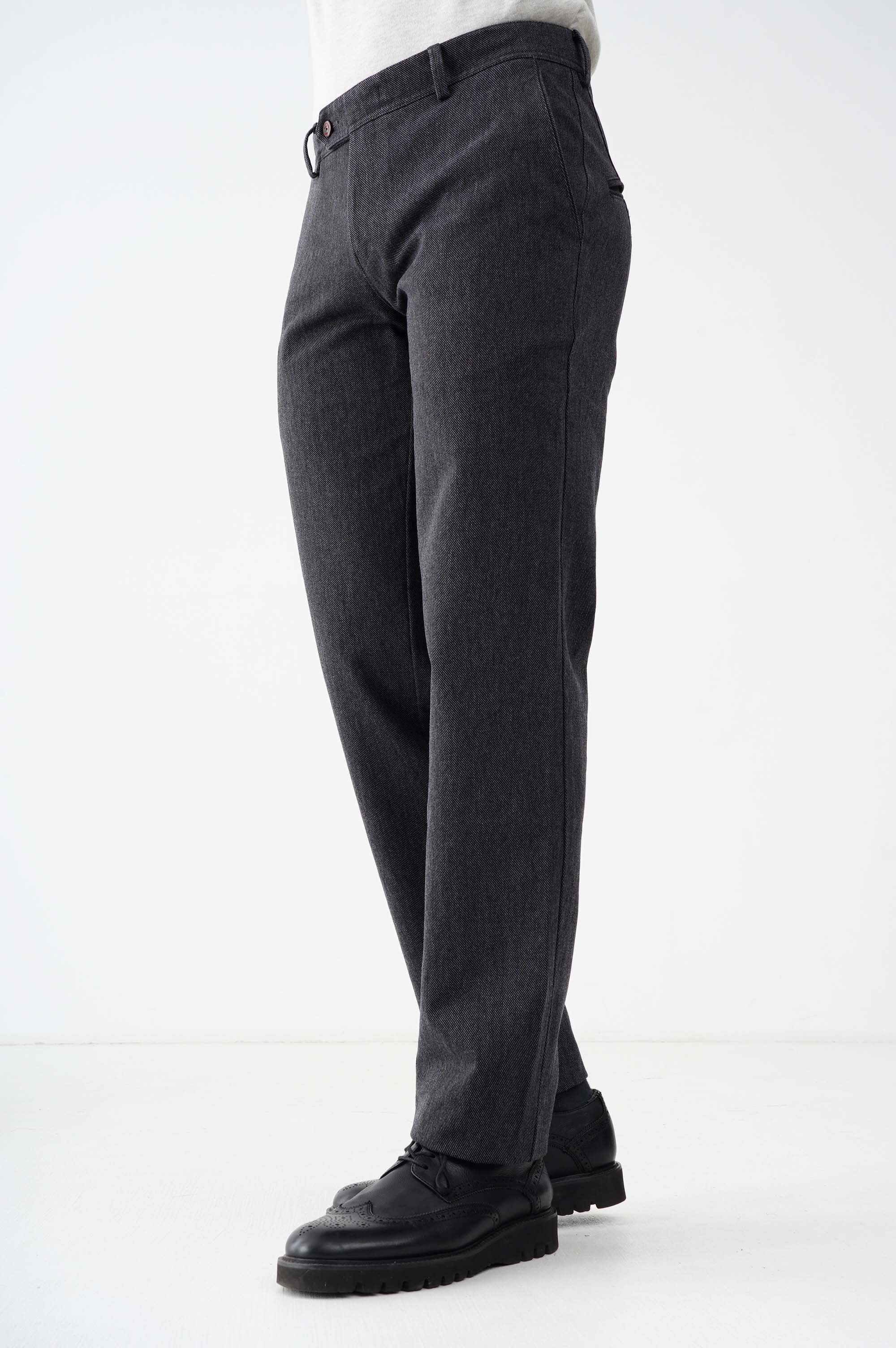 Штани вузького крою зі 100% бавовни