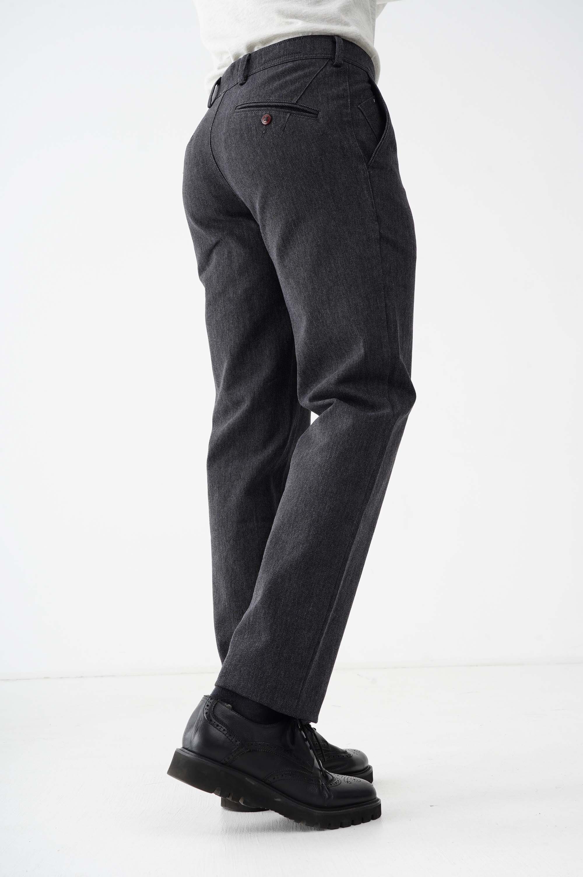 Штани вузького крою зі 100% бавовни