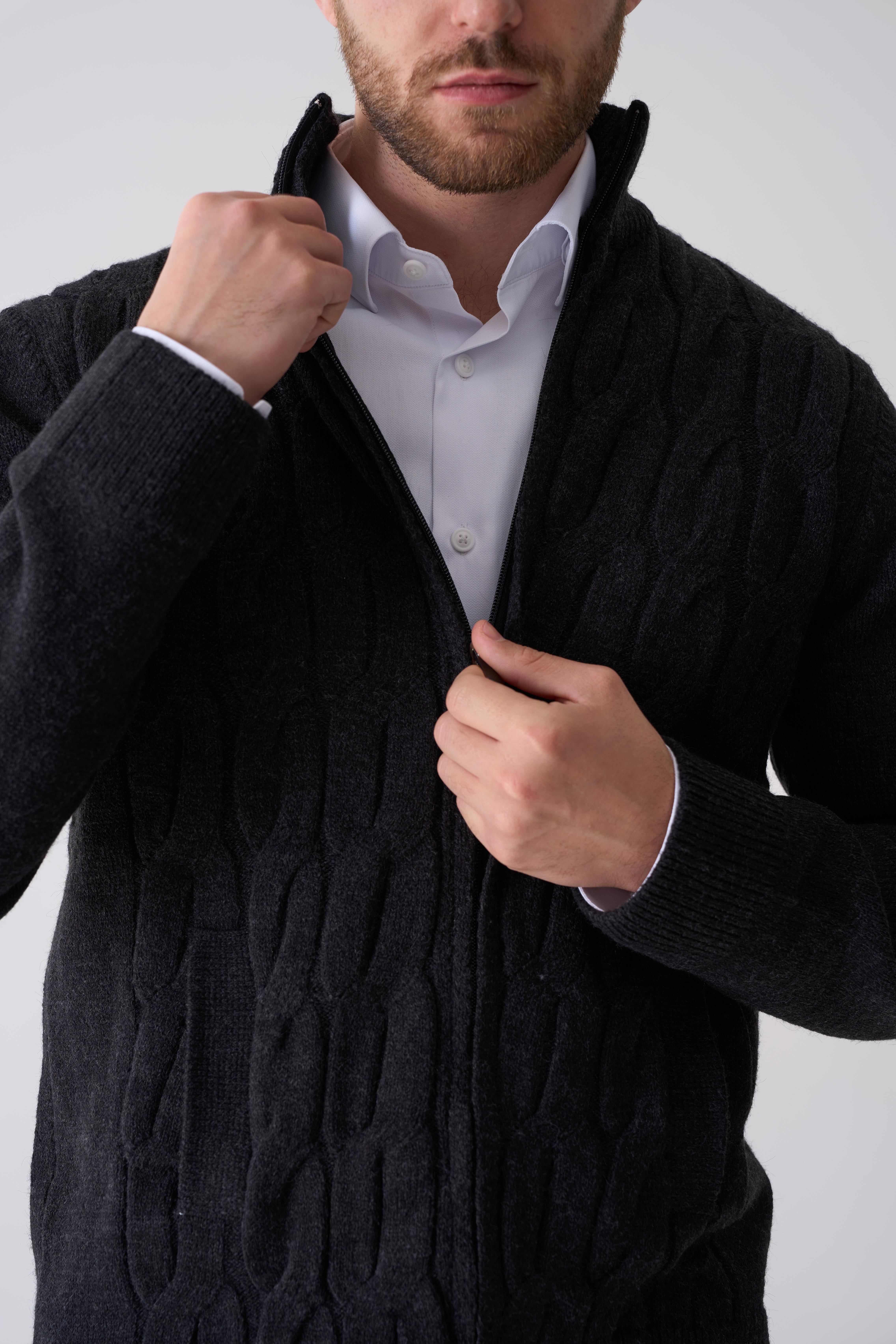 Кардиган на основі вовни