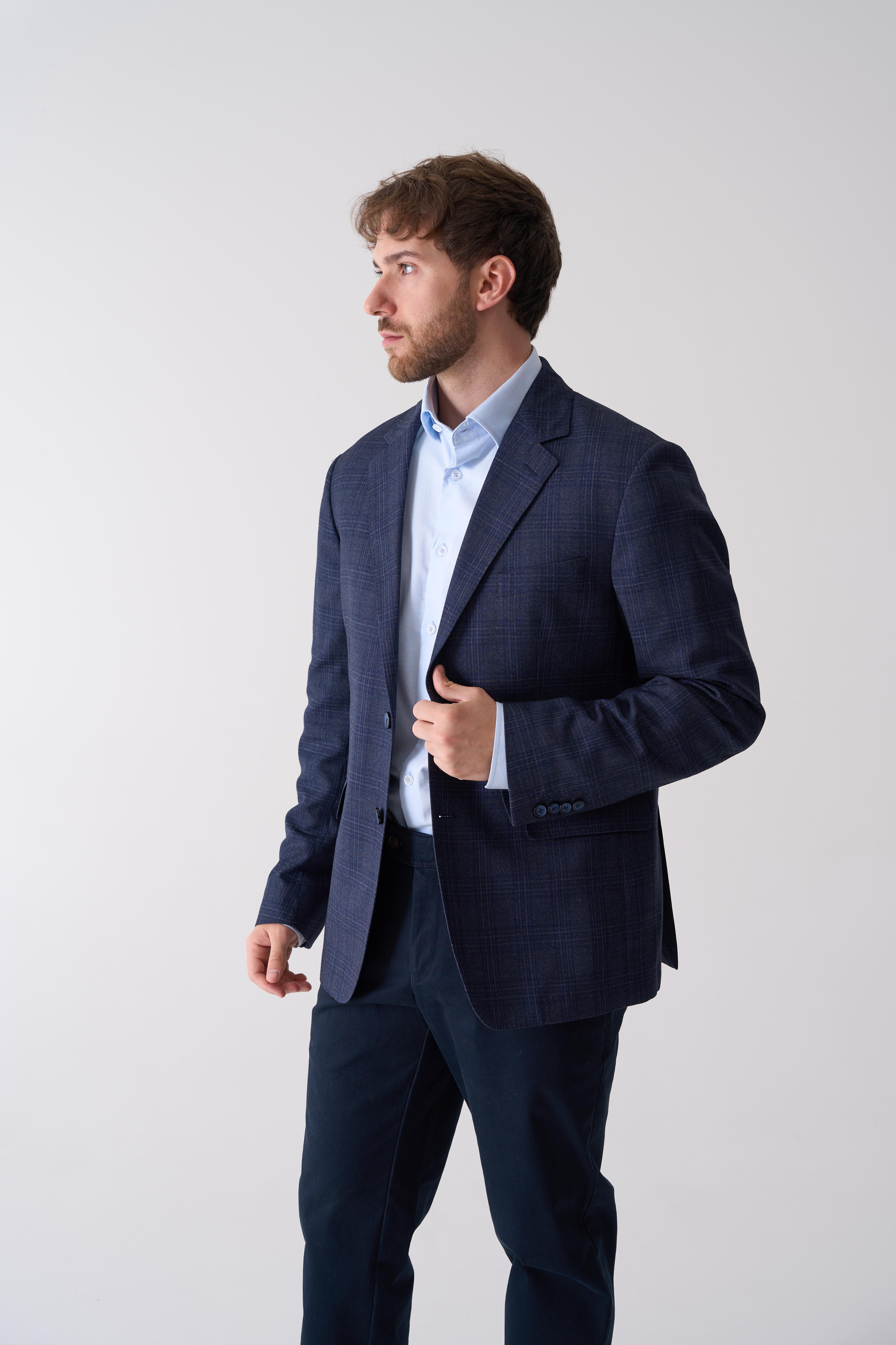 Піджак у клітинку