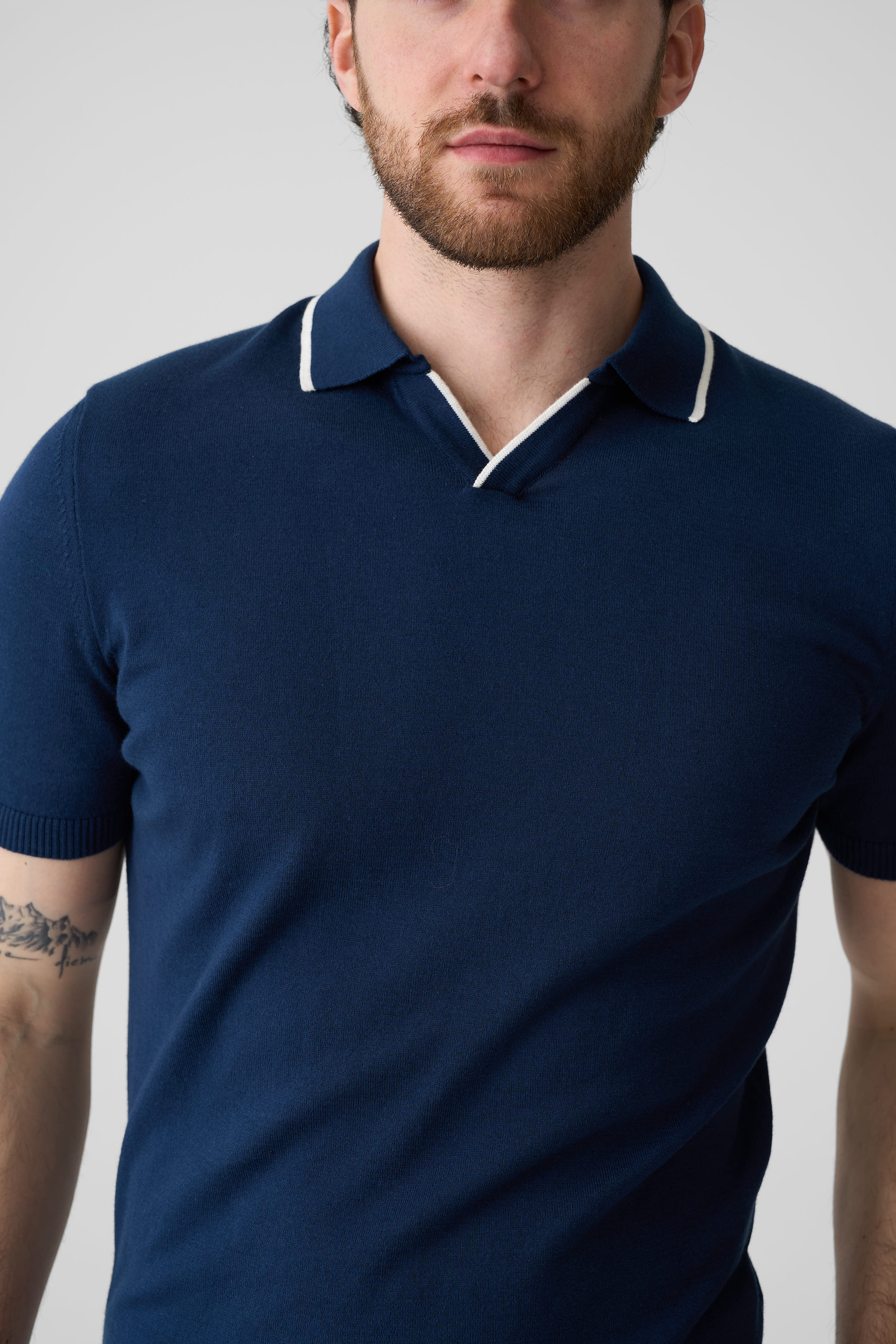 Сорочка-поло з трикотажу