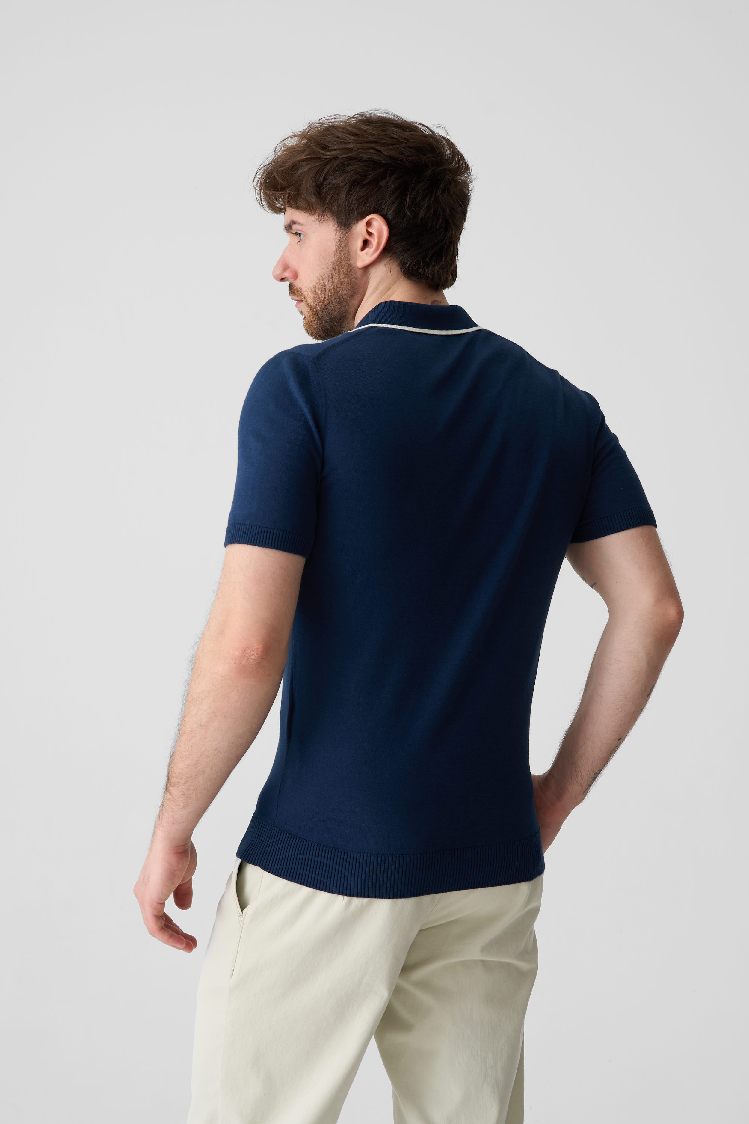 Сорочка-поло з трикотажу