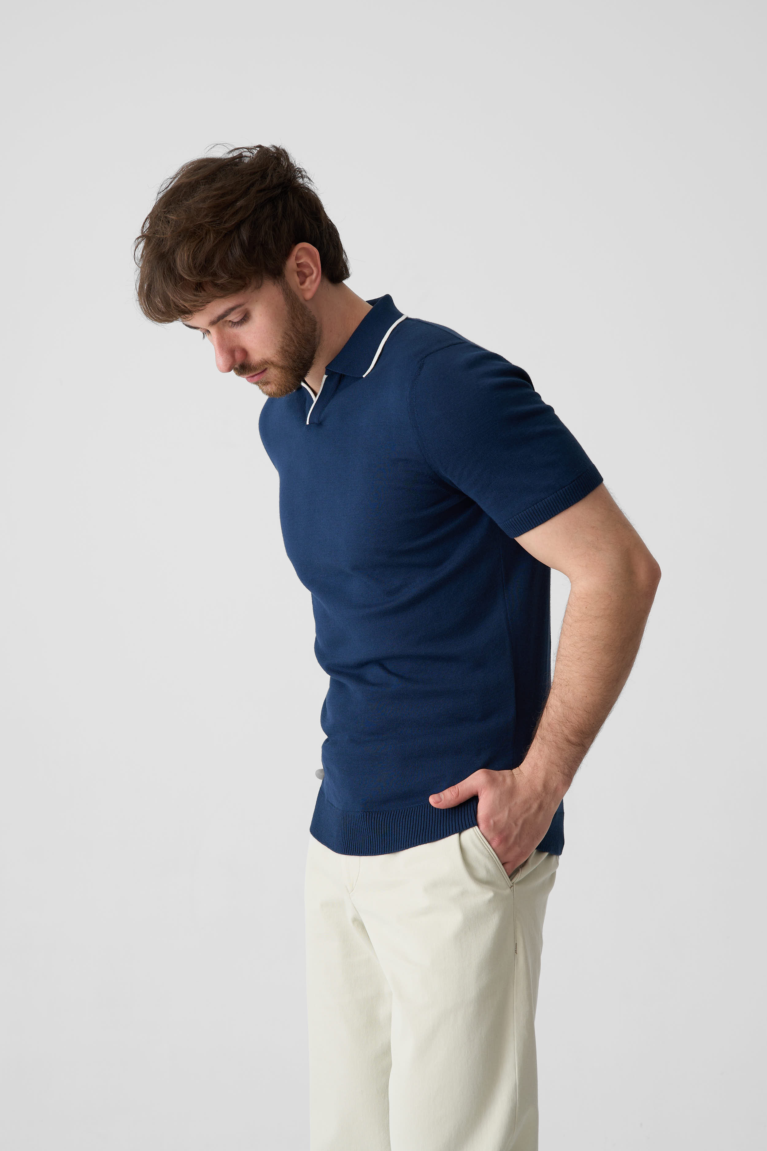 Сорочка-поло з трикотажу