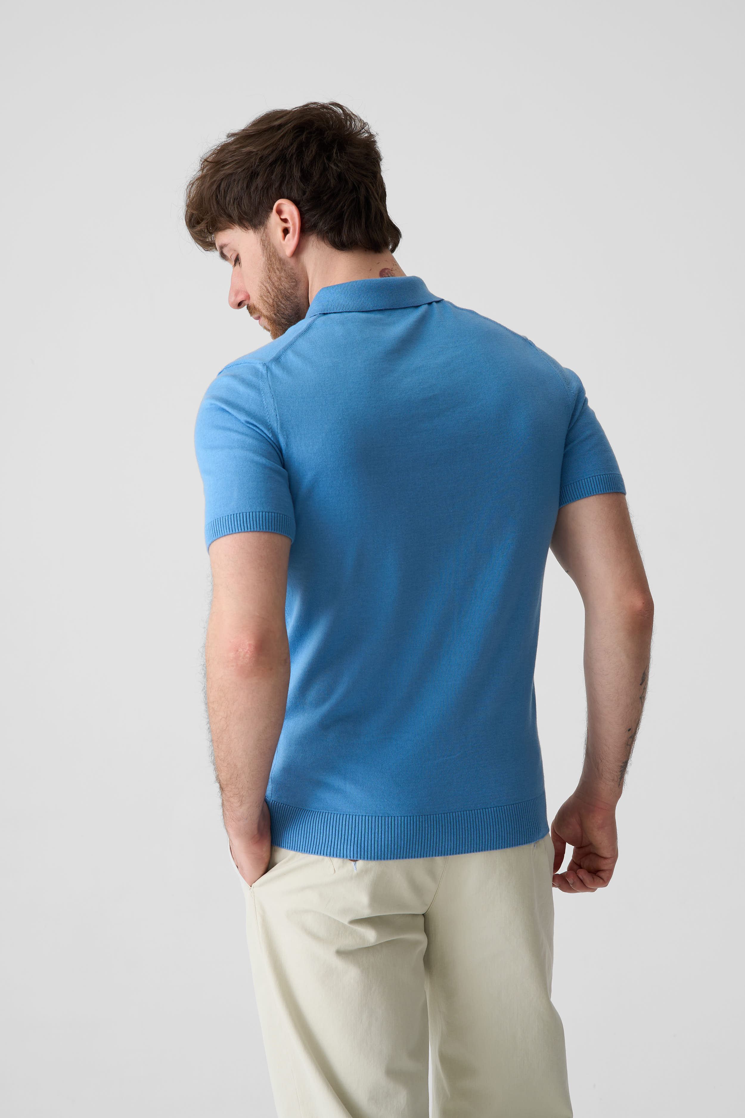 Сорочка-поло з трикотажу