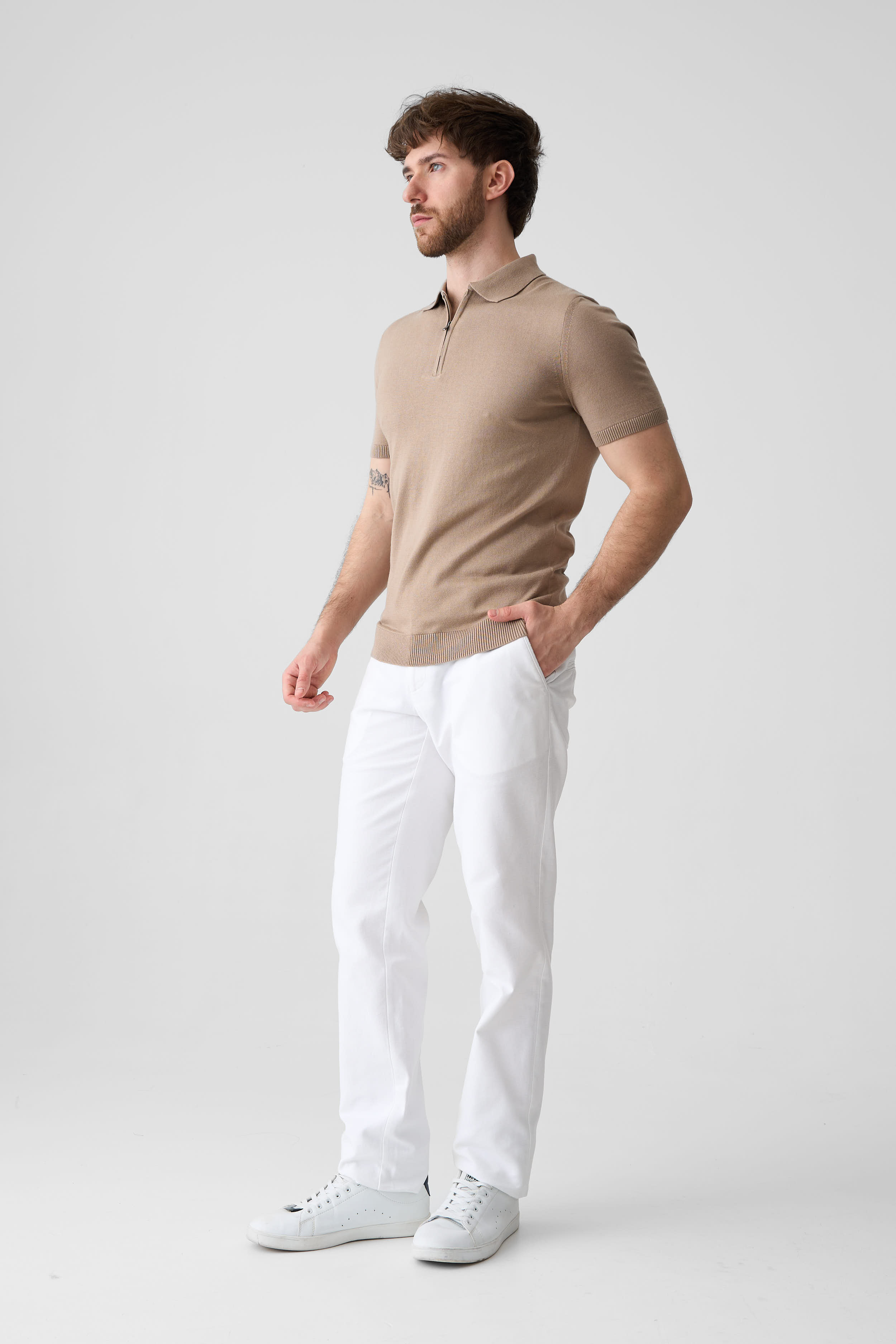 Сорочка-поло з трикотажу