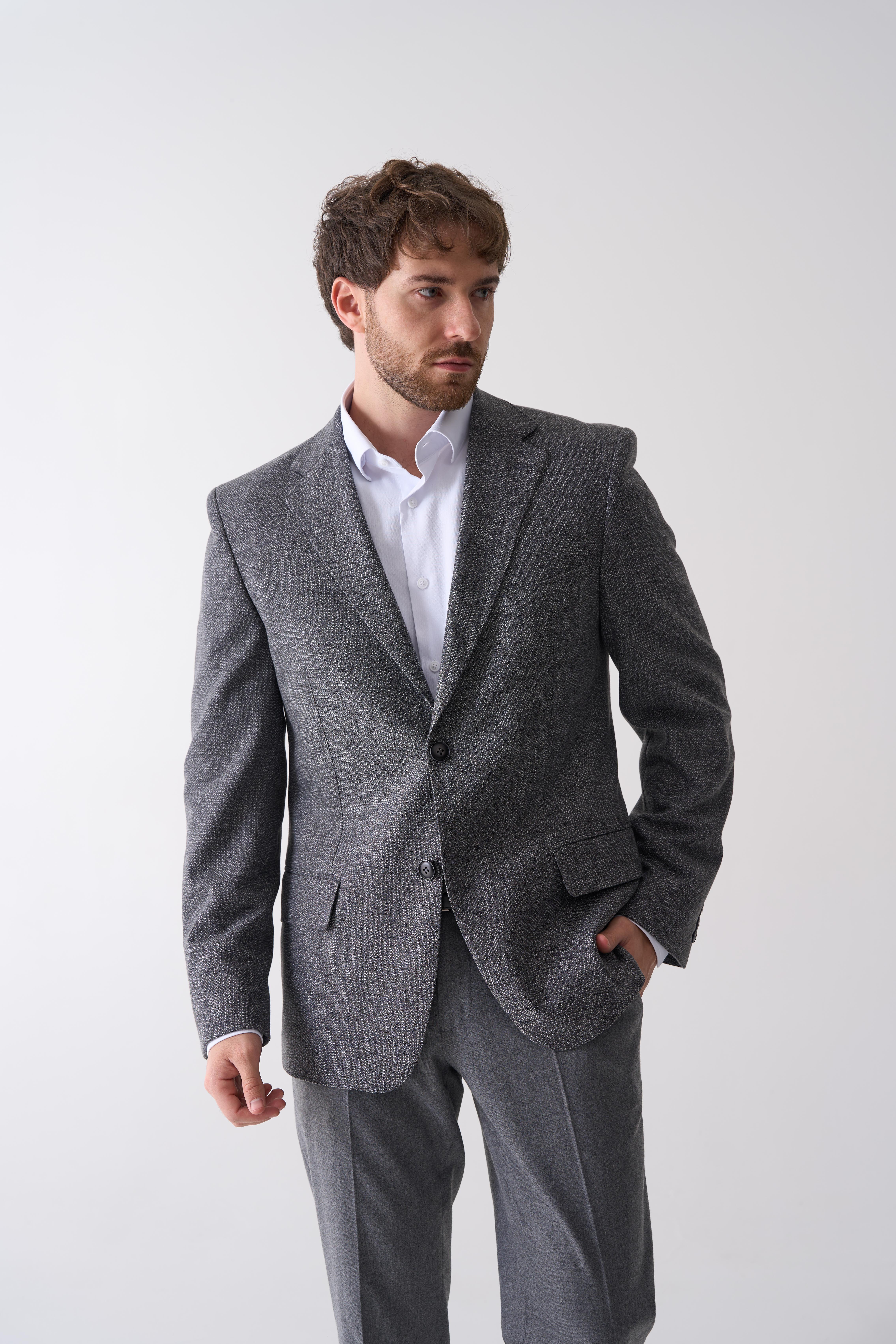 Піджак з фактурної тканини