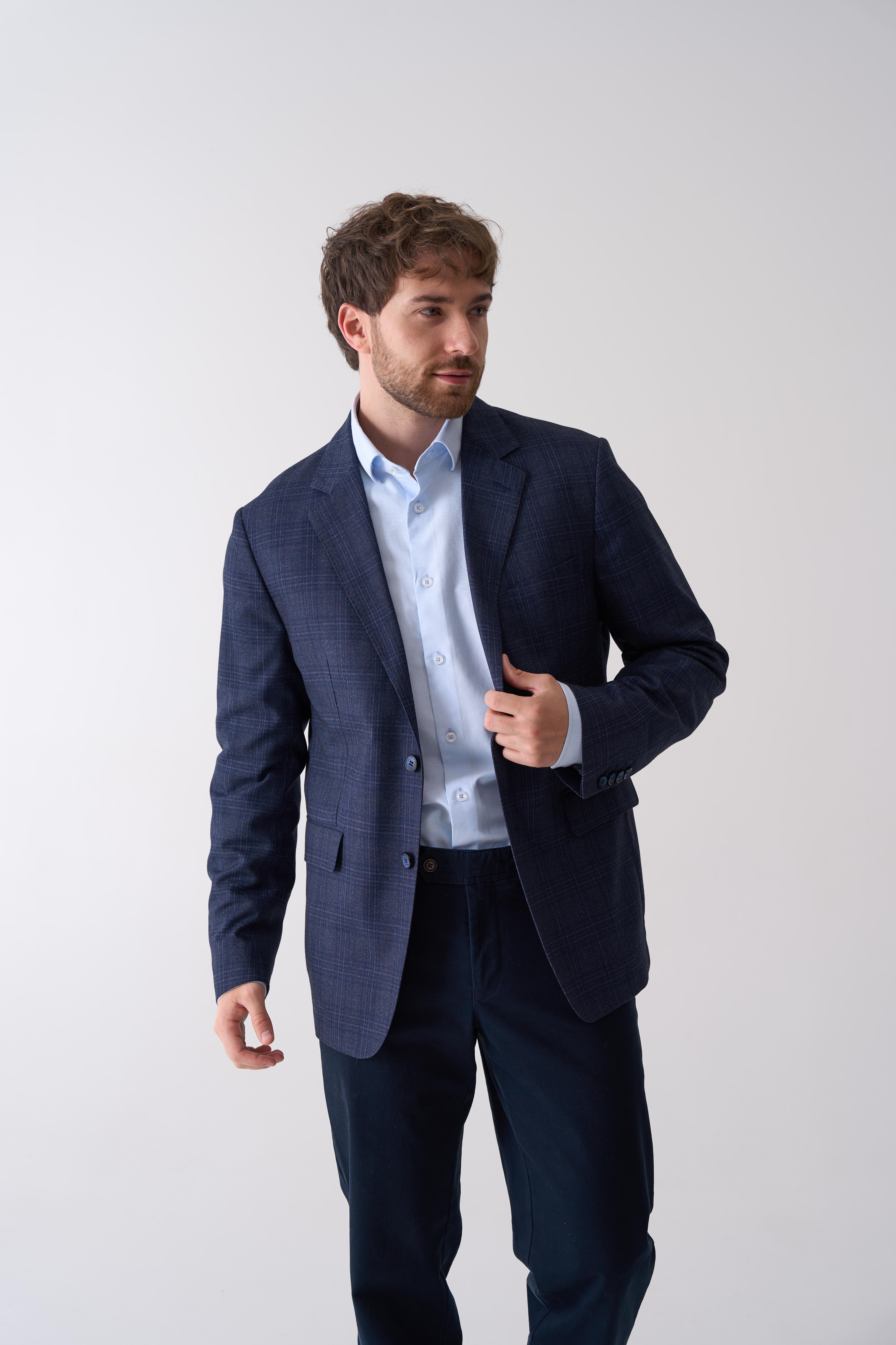 Піджак у клітинку