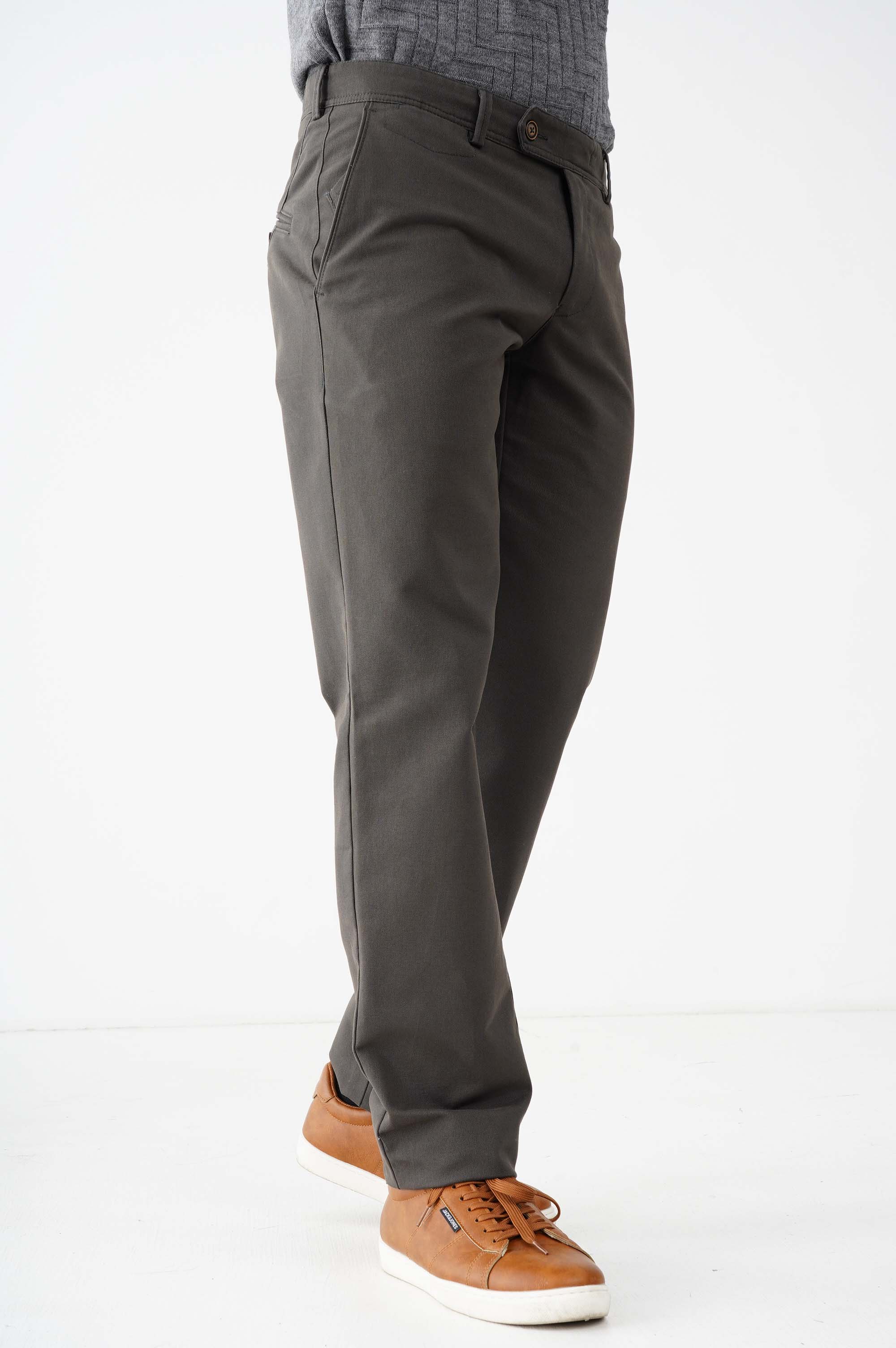 Фактурні штани вузького крою