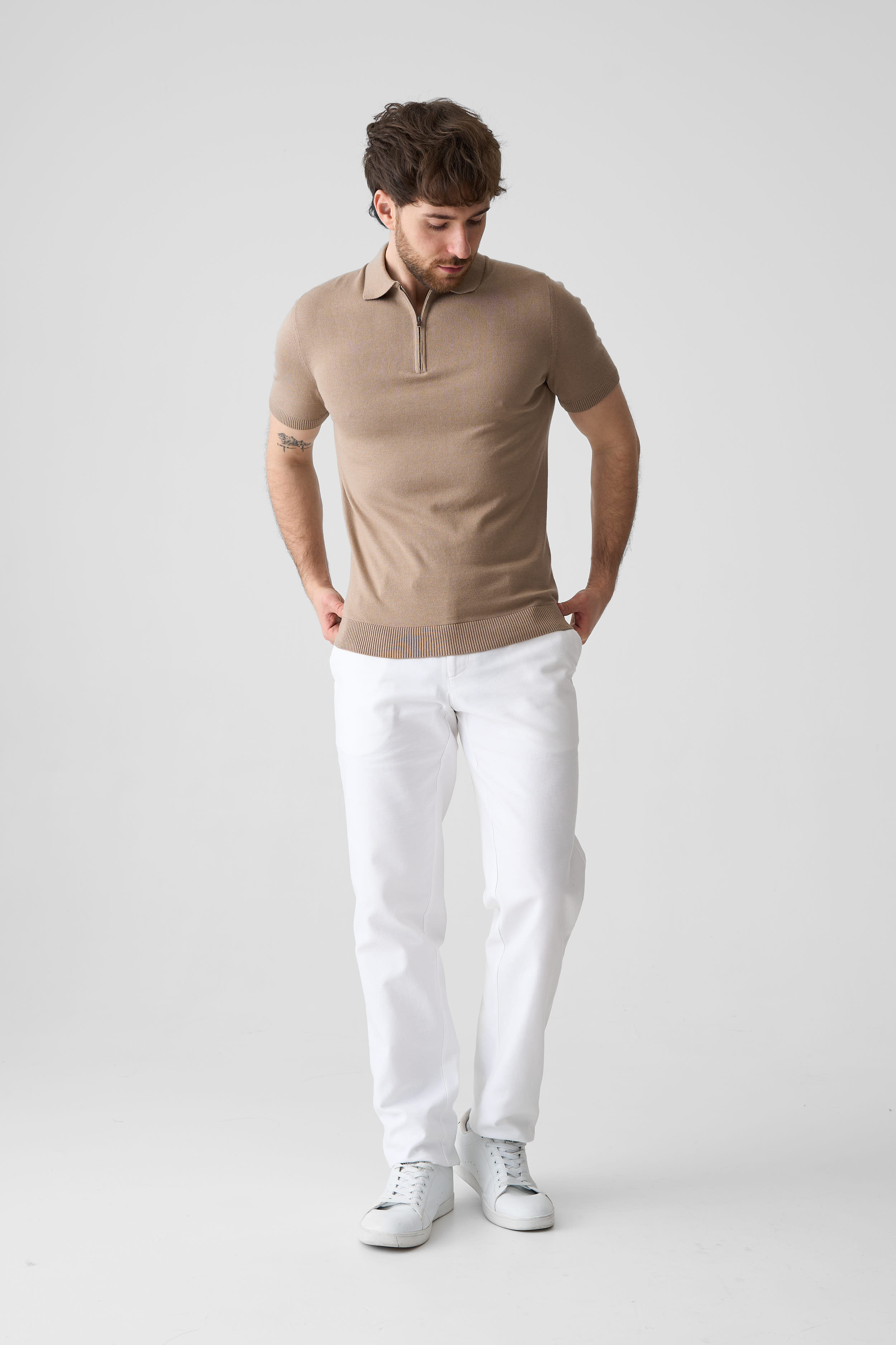 Сорочка-поло з трикотажу