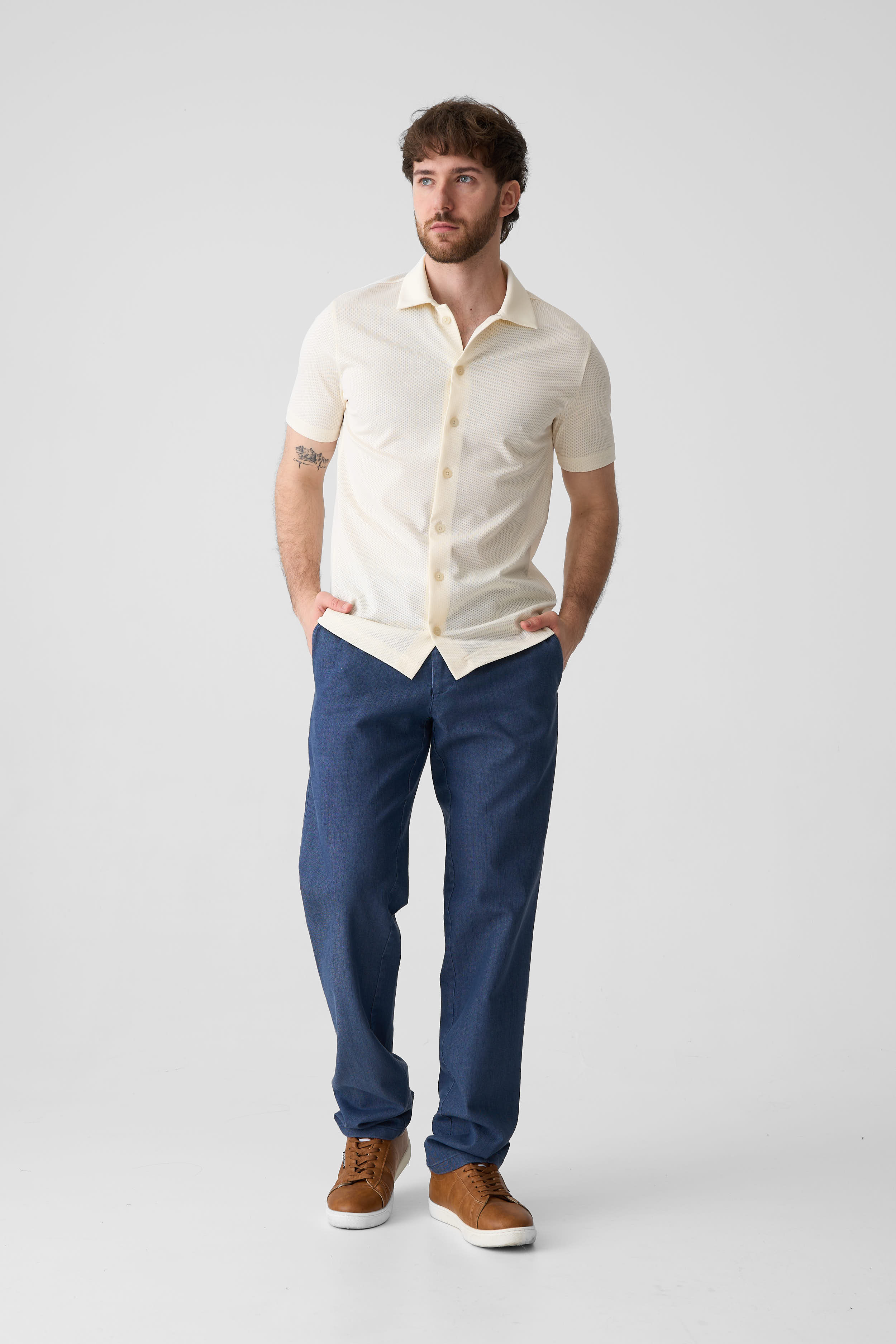 Сорочка зі 100%-ї мерсеризовагої бавовни