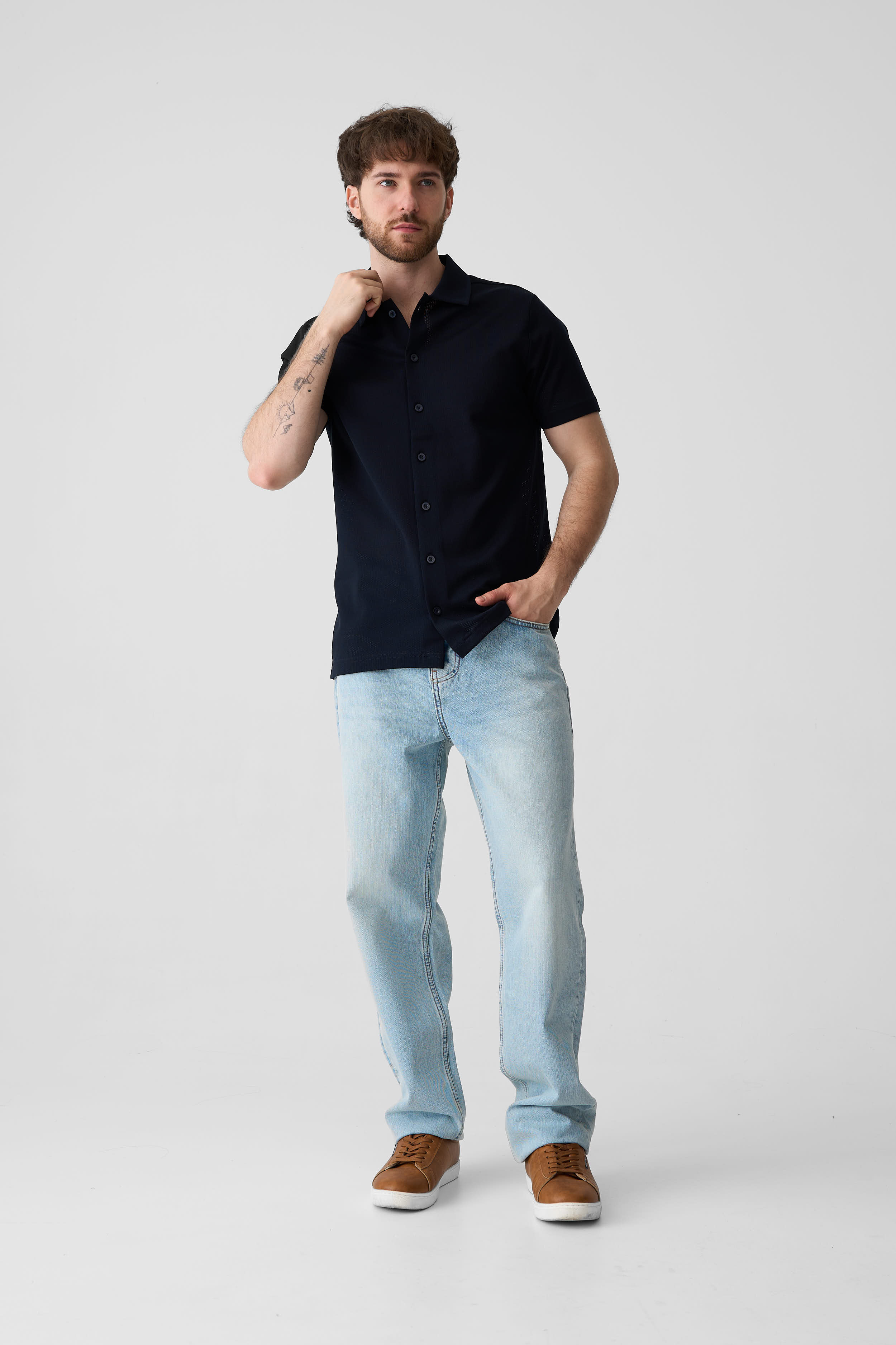 Сорочка зі 100%-ї мерсеризовагої бавовни